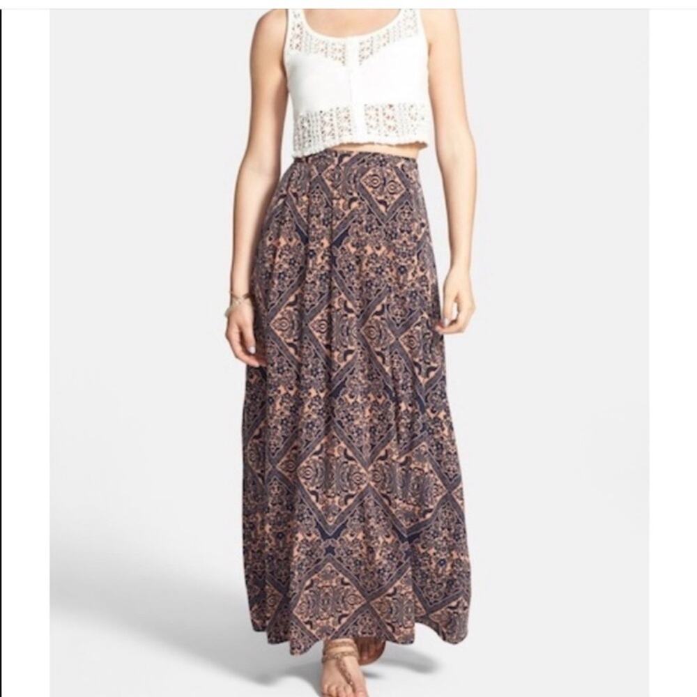 Painted Threads Maxi Skirt